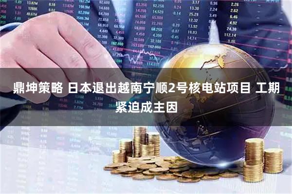 鼎坤策略 日本退出越南宁顺2号核电站项目 工期紧迫成主因