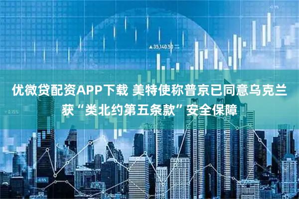 优微贷配资APP下载 美特使称普京已同意乌克兰获“类北约第五条款”安全保障